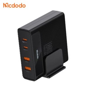 شارژر آداپتور دیواری 4 پورت 100 وات مک دودو مدل MCDODO CH-1802 PowiGaN بهمراه کابل شارژ