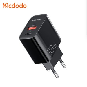 شارژر آداپتور دیواری فست شارژ 33 واتی مدل MCDODO CH-0921 مک دودو