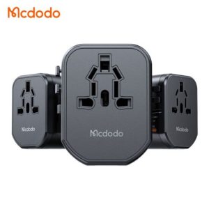 آداپتور شارژ سریع 20وات و تبدیل پریز همه کاره مسافرتی مدل MCDODO CP-3471 مک دودو