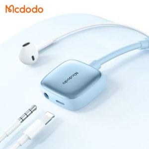 تبدیل لایتنینگ به جک 3.5 میلی متری AUX + پورت لایتنینگ مدل MCDODO CA-274 مک دودو