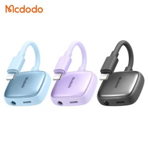 تبدیل لایتنینگ به جک 3.5 میلی متری AUX + پورت لایتنینگ مدل MCDODO CA-274 مک دودو
