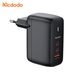 شارژر آداپتور دیواری 3 پورت 65 وات مدل MCDODO CH-0291 GANمک دودو