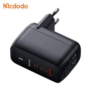 شارژر آداپتور دیواری 3 پورت 65 وات مدل MCDODO CH-0291 GANمک دودو