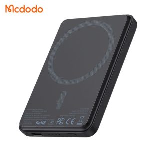پاوربانک وایرلس مگ سیف مک دودو مدل MCDODO MC-3952 ظرفیت 5000 میلی آمپر به همراه کابل شارژ