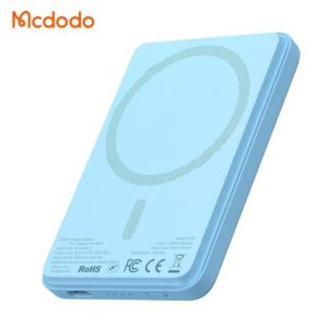 پاوربانک وایرلس مگ سیف مک دودو مدل MCDODO MC-3952 ظرفیت 5000 میلی آمپر به همراه کابل شارژ
