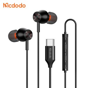 هندزفری سيم دار مک دودو مدل Mcdodo HP-3490 پورت ورودی تایپ سی