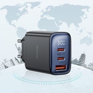 شارژر آداپتور دیواری 3پورت 30وات مدل MCDODO CH-2180 مک دودو