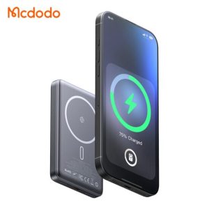 پاوربانک وایرلس مگ سیف 20 وات 10000 مک دودو مدل MCDODO MC-4651 بهمراه کابل شارژ