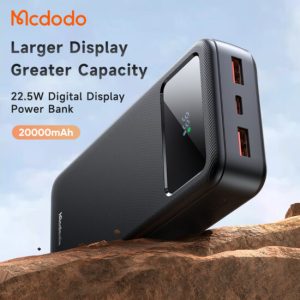 پاوربانک 22.5 وات ظرفیت 30000 مک دودو مدل MCDODO MC-4240 بهمراه کابل شارژ